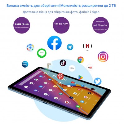 Ігровий планшет Legion tab/ 8-128GB(4+4) / 14 андроїд / Батарея 8000 mA/год
