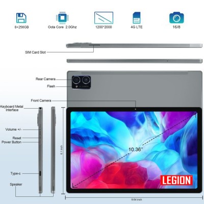 Новий планшет Legion 8-256GB Overlord pad / повний комплект / Full hd / Android 13