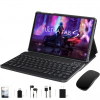 Планшет ULTRA TAB 8-128GB /14 android / 10.4"дюймa / 2 сим карты / клавиатура, мышка, чехол, стилус