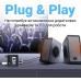 Конвертер звукового сигналу Addap DAC-02, ЦАП-перетворювач аудіо з Toslink (SPDIF) та коаксіального на RCA + mini Jack + SPDIF + коаксіал