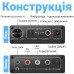 Конвертер звукового сигналу Addap DAC-02, ЦАП-перетворювач аудіо з Toslink (SPDIF) та коаксіального на RCA + mini Jack + SPDIF + коаксіал