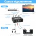 Конвертер звукового сигналу Addap DAC-02, ЦАП-перетворювач аудіо з Toslink (SPDIF) та коаксіального на RCA + mini Jack + SPDIF + коаксіал