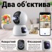 Поворотна WiFi камера відеоспостереження, відеоняня uSafe IC-01DL-PTZ, з датчиком руху та нічною підсвіткою, 4 МП