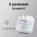 Бездротовий дверний дзвінок з годинником Digital Lion WDB-07C, до 150 м, Білий