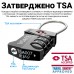 Замок підвісний для багажу з гнучким тросом USafe CP-04-TSA, зі змінним 3-значним кодом та підтримкою TSA ключа