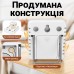 Електронний кімнатний термометр-гігрометр UChef YZ-6050, термогігрометр для вимірювання температури і вологості в приміщенні, білий