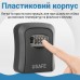 Зовнішній міні сейф для ключів uSafe KS-03p, з кодовим замком, настінний, пластиковий, Чорний