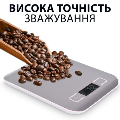 Електронні кухонні ваги з металевою платформою UChef SF-2012, до 5 кг