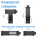 Поворотний тримач для смартфона Andoer CH-01, затискач з горизонтальним та вертикальним фіксатором на штатив, 3.5''-6.7''