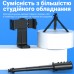 Поворотний тримач для смартфона Andoer CH-01, затискач з горизонтальним та вертикальним фіксатором на штатив, 3.5''-6.7''