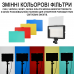 Комплект освітлення з 2-х світлодіодних LED панелей зі штативами Andoer VLK-04 | Набір постійного світла для відео