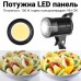 Постійне студійне LED відеосвітло Andoer LM100W | Потужна заповнююча лампа для студії