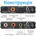 Цифро-аналоговий перетворювач звукового сигналу з оптичного Toslink (SPDIF) та коаксіального на RCA та mini Jack 3.5 мм Addap DAC-01