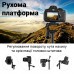 Штатив - журавель горизонтальний + вертикальний Andoer TR-02h, розкладний алюмінієвий трипод для камери, 160 см, Чорний