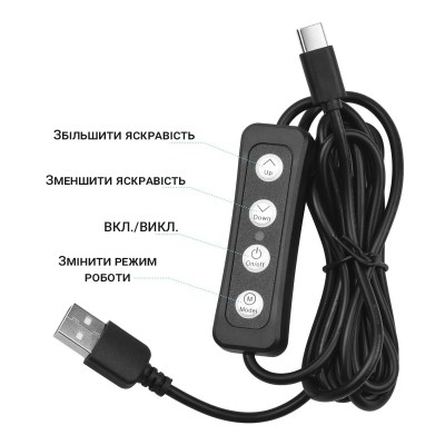 Світлодіодна USB десктоп - лампа Andoer SL-01, скрінбар для екрана, монітора