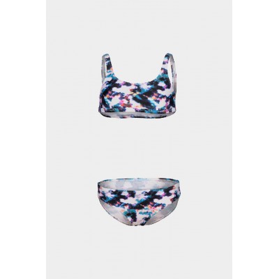 Купальник для девочек Arena TIE AND DYE BIKINI TOP белый, синий, мультиколор Дет 116см 2820