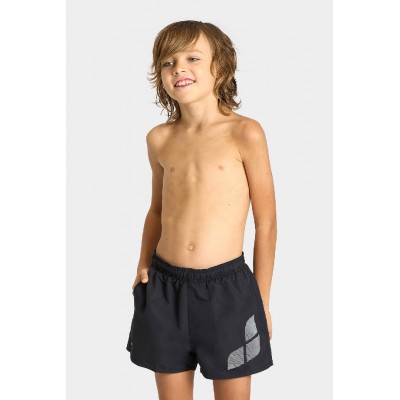 Шорты для плавания детские Arena BEACH SHORT LOGO R черный, белый 164см 2589