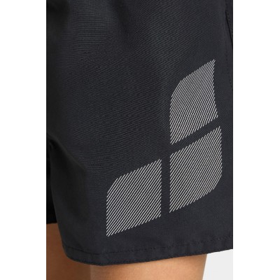 Шорты для плавания детские Arena BEACH SHORT LOGO R черный, белый 152см 2588