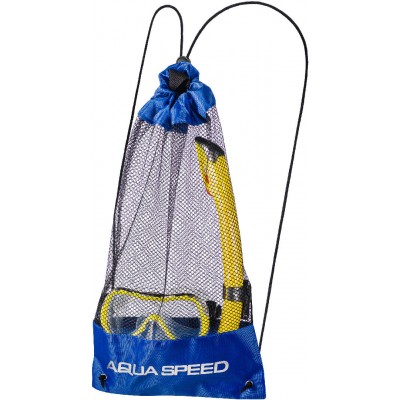 Набор маска и трубка Aqua Speed ​​ENZO + EVO 6071 желтый ребёнок OSFM 1317
