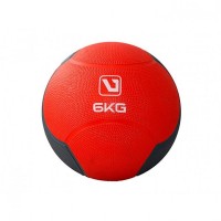 Медбол LiveUp MEDICINE BALL, 6кг-241мм, красный/черный 544