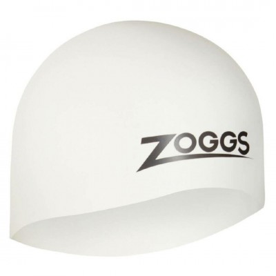 Шапочка для плавання Zoggs Easy-fit Silicone Cap біла 3439
