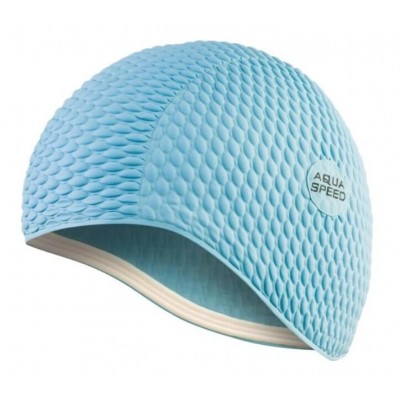 Шапочка для плавання Aqua Speed BOMBASTIC JUNIOR 9879 блакитний Діт OSFM 2238