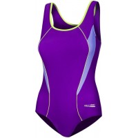Купальник закритий для жінок Aqua Speed ​​KATE 6789 фіолетовий, жовтий флуор Жін 42 (XL), фіолетовий, жовтий флуоресцентний 1587
