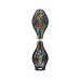 Вейвборд Schildkrot Schildkrot Waveboard Good Vibes Graffiti, Max: 80 кг, черный, мультиколор 3536