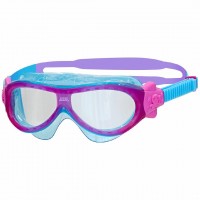 Окуляри для плавання дитячі Zoggs Phantom Kids Mask фіолетово-блакитні 3395