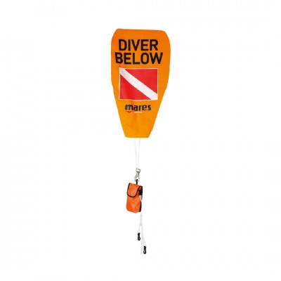 Буй для дайвинга Mares Marker Buoy Safety Stop оранжевый 5602