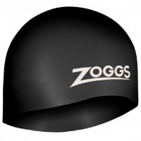 Шапочка для плавання Zoggs Easy-fit Silicone Cap чорна 3447