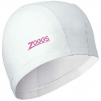 Шапочка для плавания Zoggs Nylon-Spandex PU Coated Cap белый 3453