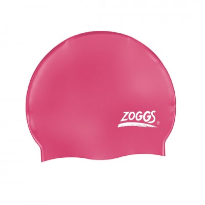 Шапочка для плавання Zoggs Silicone Cap Plain рожева 3512