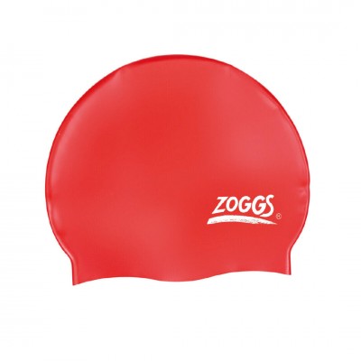 Шапочка для плавання Zoggs Silicone Cap Plain червона 3511