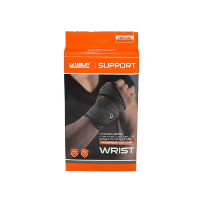 Фиксатор запястья LiveUp WRIST GUARD, Uni, серый 522