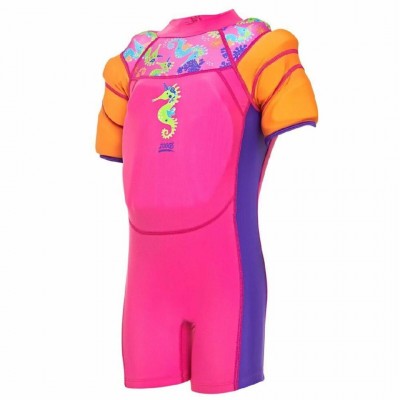 Гидрокостюм детский Zoggs Floatsuit с поплавками розовый 1-2 года 3215