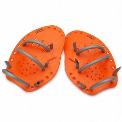 Лопатки для плавания Zoggs Matrix Hand Paddle оранжевые M 3338