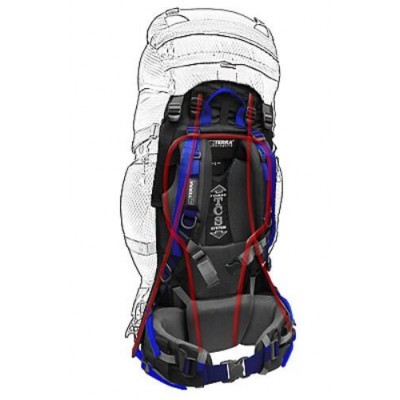 Рюкзак Terra Incognita Discover 85, 85L, синий 298