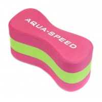 Колобашка для плавания Aqua Speed ​​JUNIOR 3 LAYESR PULLBUOY 6779 Уни розовый, зеленый 20x8x10cм 2329
