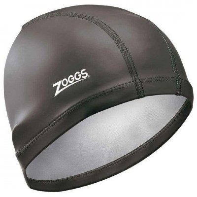 Шапочка для плавання Zoggs Nylon-Spandex PU Coated Cap чорний 3456