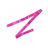 Эспандер с петлями LiveUp RESISTANCE BAND, 90х2,5см, розовый 607