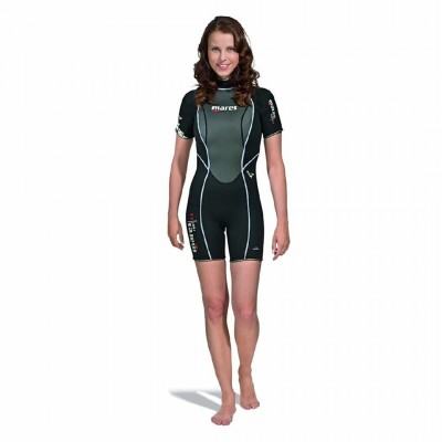 Гидрокостюм Mares Shorty Reef 2.5 mm черно-серый женский XS 5679