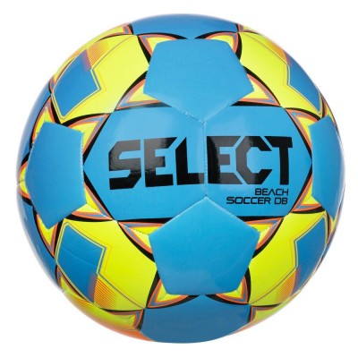 Мяч для пляжного футбола Select BEACH SOCCER DB v, 5, сине-желтый 6008