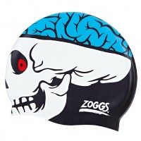 Шапочка для плавання дитяча Zoggs Character Silicone Cap череп 3523