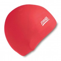 Шапочка для плавання Zoggs Silicone червона дитяча 3525