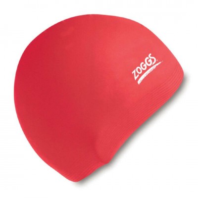 Шапочка для плавання Zoggs Silicone червона дитяча 3525