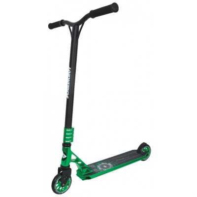 Самокат трюковой Schildkrot Schildkrot Flipwhip, Max:100 кг, черно-зеленый 3531