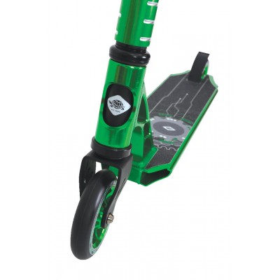 Самокат трюковий Schildkrot Schildkrot Flipwhip, Max:100 кг, чорно-зелений 3531