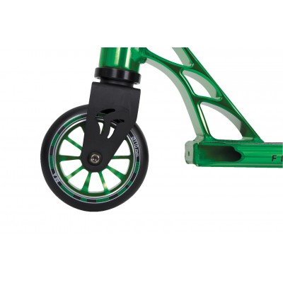 Самокат трюковий Schildkrot Schildkrot Flipwhip, Max:100 кг, чорно-зелений 3531