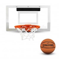 Баскетбольный щит Spalding MINI ARENA SLAM® 180° P, 71x42см, прозрачный 6123